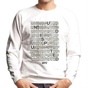 UFC Undisputed Taped Black Text Men's Sweatshirt