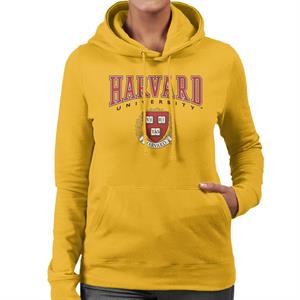 Harvard University Veritas Red Crest Women's Hooded Sweatshirt