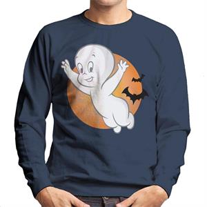 Casper The Friendly Ghost Moon Flying Men's Sweatshirt