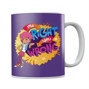 Boy Girl Dog Cat Mouse Cheese Me Right You Wrong Mug