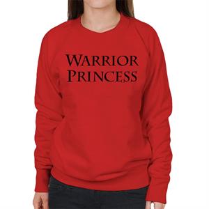 Xena Warrior Princess Text Women's Sweatshirt