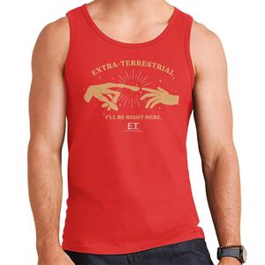 E.T. The Extra Terrestrial Ill Be Right Here Men's Vest