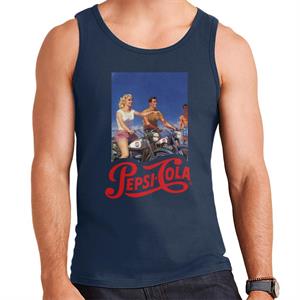 Pepsi 40s Logo Motorcycle Men's Vest