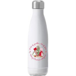 Holly Hobbie Christmas Sparkle And Fun Insulated Stainless Steel Water Bottle