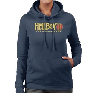 Hellboy II The Golden Army Logo Women's Hooded Sweatshirt