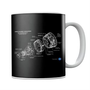 NASA Gemini Spacecraft Schematic Mug