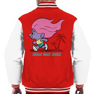 Trolls Hello Blue Skies Men's Varsity Jacket