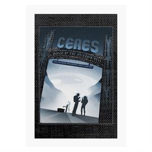 NASA Ceres Interplanetary Travel Poster A4 Print