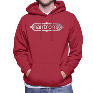 Mantronix Classic Silver Foil Logo Men's Hooded Sweatshirt