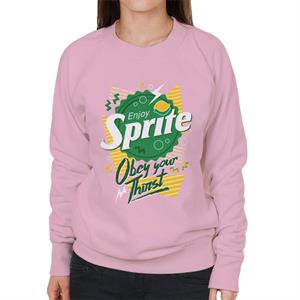 Sprite 90s Bottlecap Obey Your Thirst Women's Sweatshirt