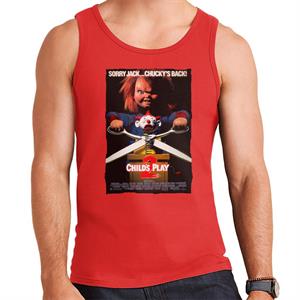 Chucky Childs Play 2 Sorry Jack Chucky Is Back Men's Vest