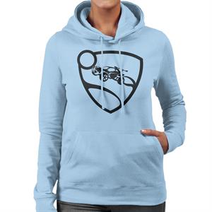 Rocket League Black Logo Women's Hooded Sweatshirt