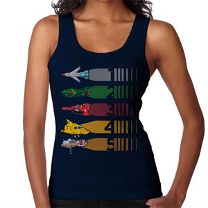 Thunderbirds Vehicle Stripes Women's Vest