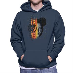 Marvel Black Panther Shuri Half Face Paint Men's Hooded Sweatshirt