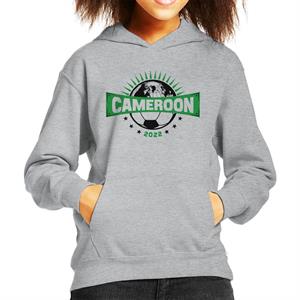 Cameroon World Football Globe Kid's Hooded Sweatshirt