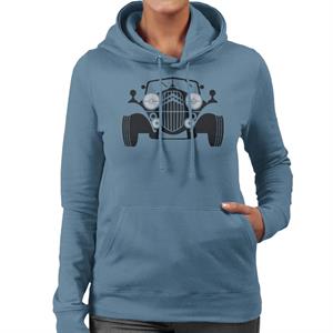 Citroen Vintage Traction Sketch Women's Hooded Sweatshirt