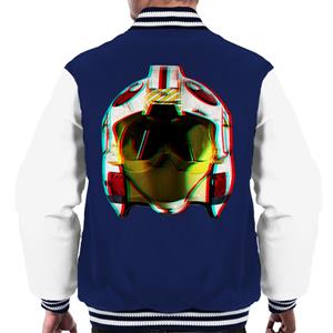 Original Stormtrooper Rebel Pilot Helmet 3D Effect Men's Varsity Jacket