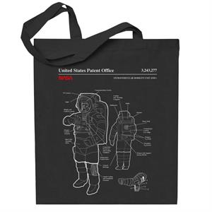 NASA EMU Spacesuit Blueprint Totebag