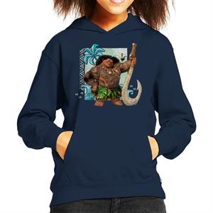 Disney Moana Maui And Heihei Kid's Hooded Sweatshirt