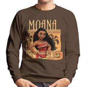 Disney Moana Floral Frame Men's Sweatshirt