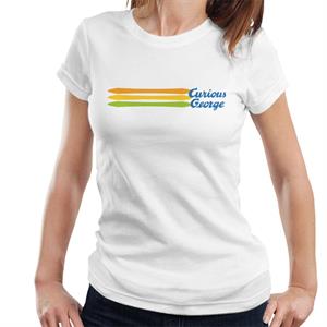 Curious George Blue Logo Women's T-Shirt