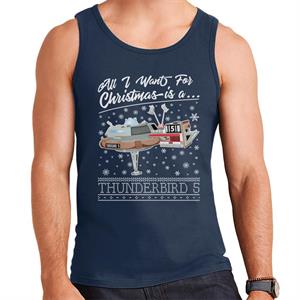 Thunderbirds All I Want For Christmas Is Thunderbird 5 Men's Vest