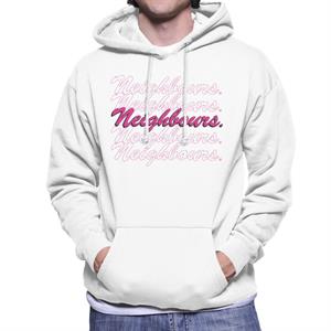 Neighbours Pink Logo Men's Hooded Sweatshirt