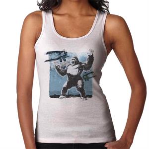 King Kong Being Attacked By Biplanes Women's Vest