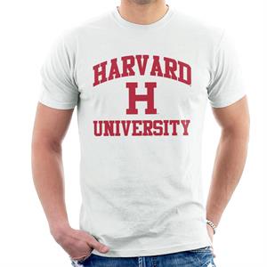 Harvard University Classic Text Logo Men's T-Shirt