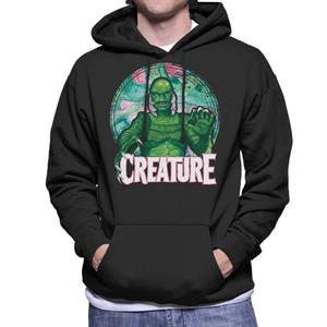 Creature From The Black Lagoon Mix Circle Men's Hooded Sweatshirt