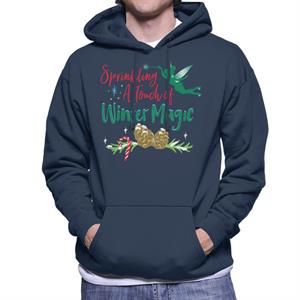 Disney Tinker Bell Christmas Winter Magic Men's Hooded Sweatshirt