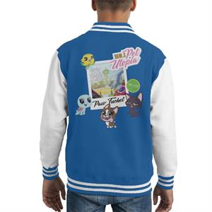 Littlest Pet Shop Paw Tucket Pet Utopia Kid's Varsity Jacket