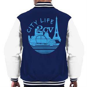 Citroen 2CV City Life Paris Men's Varsity Jacket