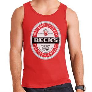 Beck's Beer Classic Label Men's Vest