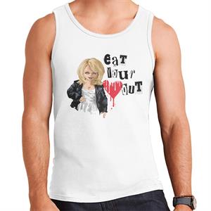 Chucky Tiffany Valentine Eat Your Heart Out Men's Vest