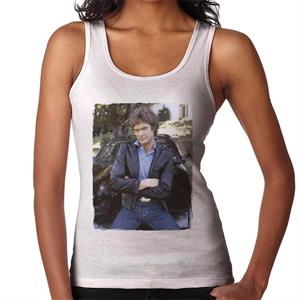 Knight Rider Michael Knight Leaning On KITT Women's Vest