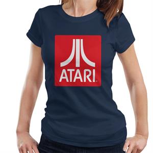 Atari Classic Red Block Logo Women's T-Shirt