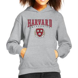 Harvard University Veritas Red Crest Kid's Hooded Sweatshirt