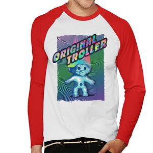 Trolls Psychedelic Wave Original Troller Men's Baseball Long Sleeved T-Shirt