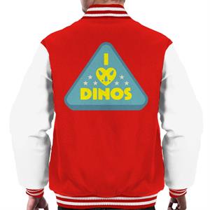 Jurassic Park I Love Dinos Men's Varsity Jacket