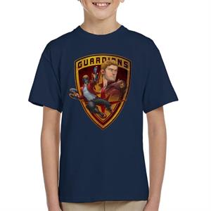 Marvel Guardians Of The Galaxy Star Lord Badge Kid's T-Shirt