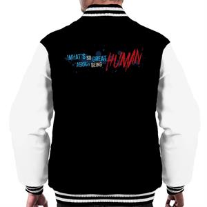 Chucky Whats So Great About Being Human Men's Varsity Jacket