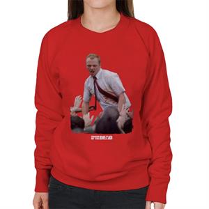 Shaun of the Dead With Zombies Women's Sweatshirt