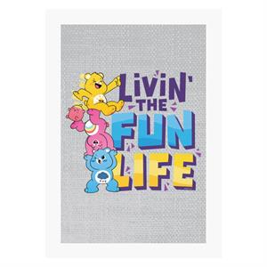 Care Bears Unlock The Magic Livin The Fun Life A4 Print