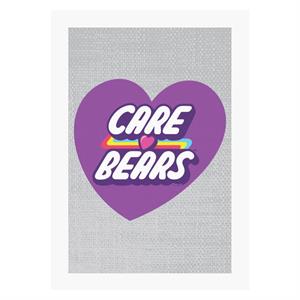 Care Bears Unlock The Magic Purple Heart A4 Print