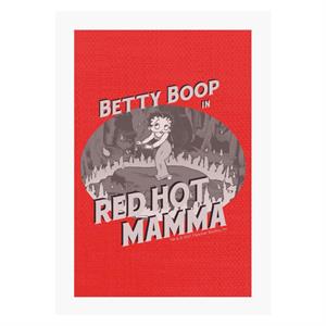 Betty Boop In Red Hot Mamma A4 Print