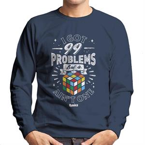 Rubik's 99 Problems But A Cube Ain't One Men's Sweatshirt