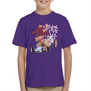 The Magic Roundabout Dougal Race Car Kid's T-Shirt