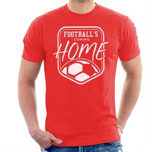 Football's Coming Home White Badge Men's T-Shirt