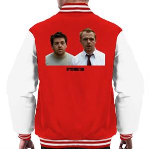 Shaun of the Dead Shaun And Ed In Shock Men's Varsity Jacket